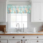 Summer Beach Sheer Valance Curtains - Image 2