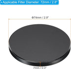 PATIKIL 72mm Lens Cap, Camera Lens Cap Cover Universal Front Metal Lens Filter - Image 2