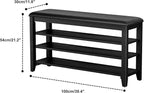 Shoe Rack Bench Entryway Storage