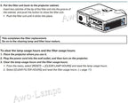 AWO ET-RFL300 Replacement Projector Air Filter - Image 4