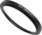 52mm to 58mm Step-Up Ring Filter Adapter, Metal Ring Step-Up Rings Adapter by BETUYESS
