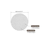 MECCANIXITY Pipe Screen Stainless Steel Screens, 3/8 Inch Diameter - Image 2