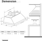 CHETTO C Stainless Steel Range Hood Cover - Image 6