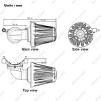 Big Sucker cone Air filter intake - Image 5