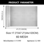 1 roll Stainless Steel Wire mesh 60 mesh, 304 Wire mesh, Suitable - Image 2