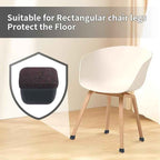 Ezprotekt 24 Pcs Rectangle Felt Chair Leg Floor Protectors