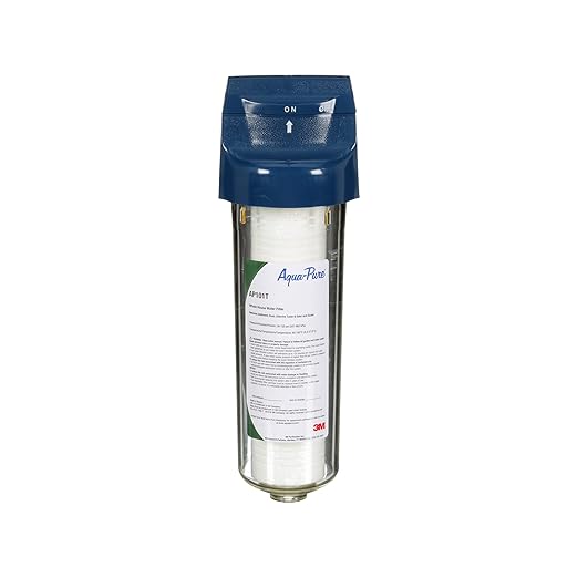 3M Aqua-Pure AP101T Whole House Transparent Water Filter Housing, Standard by Aqua-Pure