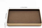 Metal Jewelry Tray, Valet Tray, Bedside Table and Desktop Organizer. It is