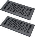 4X10 Inch Floor Vent for Room 2 Packs Floor Grates Heavy Duty Walkable Steel by JATOHOME