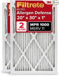 Filtrete 20x30x1 AC Furnace Air Filter, MERV 11, MPR 1000, Micro Allergen by Filtrete