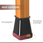 Chair Leg Floor Protectors Square Chair Leg Protectors - Image 3