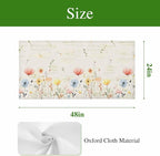 Fluorescent Light Covers for Ceiling Lights Spring Poppy Floral Magnetic Light - Image 7