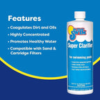In The Swim Super Clarifier – Fast-Acting, Highly Concentrated Pool Water - Image 3