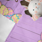 Purple Easter Curtain Valances for Windows, Kitchen Valance Window Treatment - Image 6