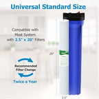 5 Micron Water Filter 20" x 2.5" Replacement Cartridge, 20-inch Sediment - Image 3
