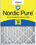 Nordic Pure 16x25x4 Pleated MERV 10 Air Filter 1 Pack by NordicPure