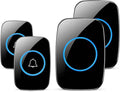 Wireless Doorbell, Waterproof Door Bell Kit, Distinguish Front and Rear Doors