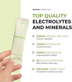 Instant Hydration Electrolytes Powder Packets