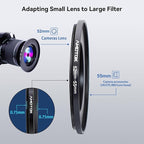52mm Lens to 55mm Camera Lens Adapter, 52mm-55mm Filter Step up Ring Adapter - Image 4