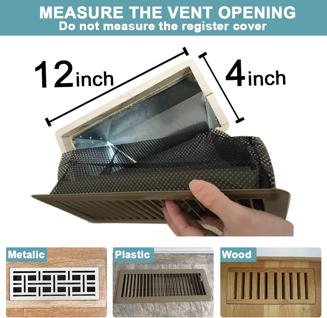Floor Register Cover Trap, Floor Air Vent Cover Screen for Home
