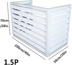 Multifunctional Aluminum Shutter Privacy Fence, Mini Split Cover - Image 2