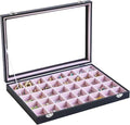Stratalife Jewelry Organizer 40 Grid Pink Black Jewelry Tray