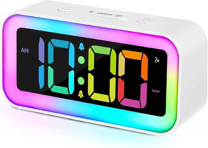 Cadmos Loud Alarm Clock for Bedrooms