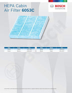 BOSCH 6053C HEPA Cabin Air Filter - Image 6