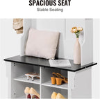 VEVOR Hall Tree Entryway Bench, Coat Rack - Image 6