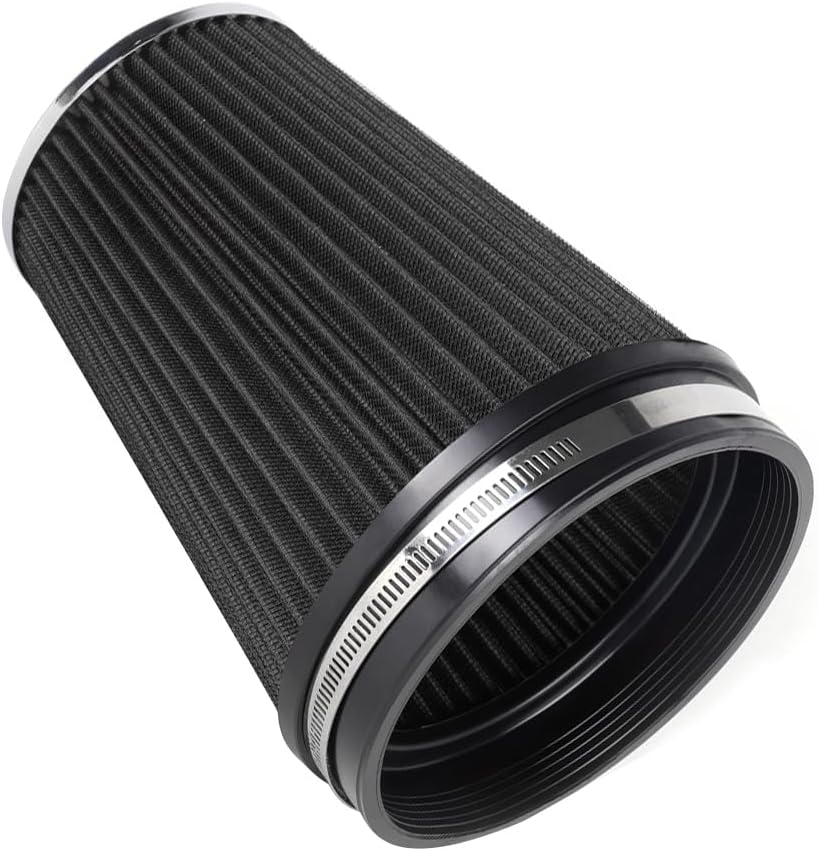 6" 152 mm High Flow Inlet Air Filter, Air Intake Cone Filter