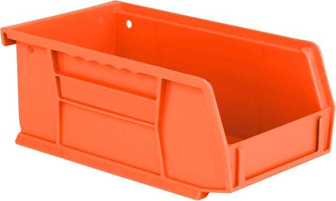 Hudson Exchange 7-1/2" x 4" x 3" Plastic Stackable Storage Bin and Hanging