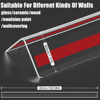 4 PCS Wall Corner Protectors, 42cm Length Self-Adhesive Plastic Baby Corner