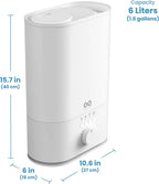 Everlasting Comfort 6L Humidifier Large Room, High Mist Output 60 HR Runtime - Image 9