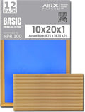 10x20x1 Air Filter Comparable to MPR 100 Basic Economy Furnace Filters by AIRXFILTERSWICKEDCLEANAIR