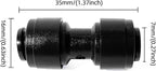 30 Pack Quick Connect 1/4" Drip Irrigation Coupling Connectors, Universal - Image 8