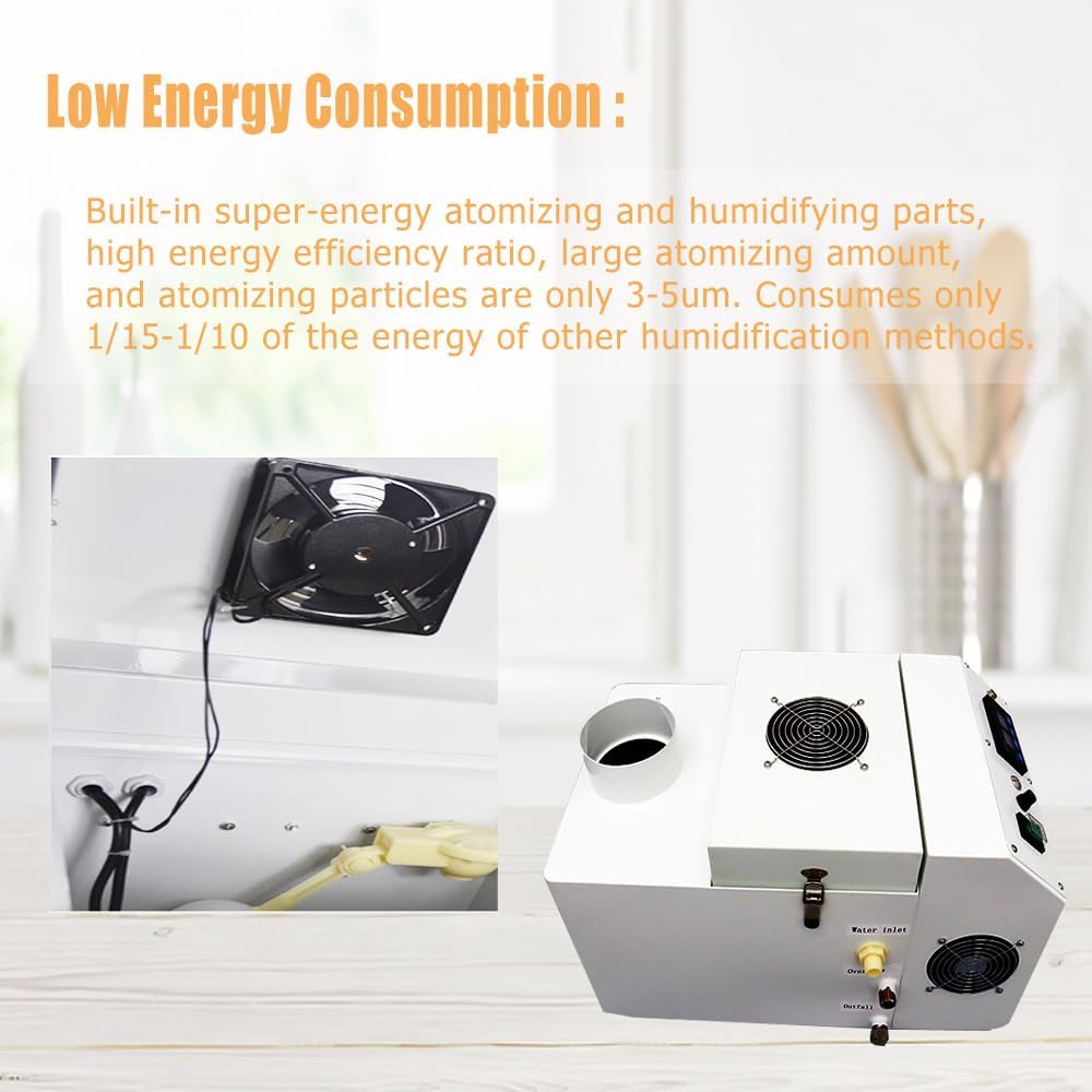 Industrial Ultrasonic Humidifier Cooler Sprayer 3kg/h Portable