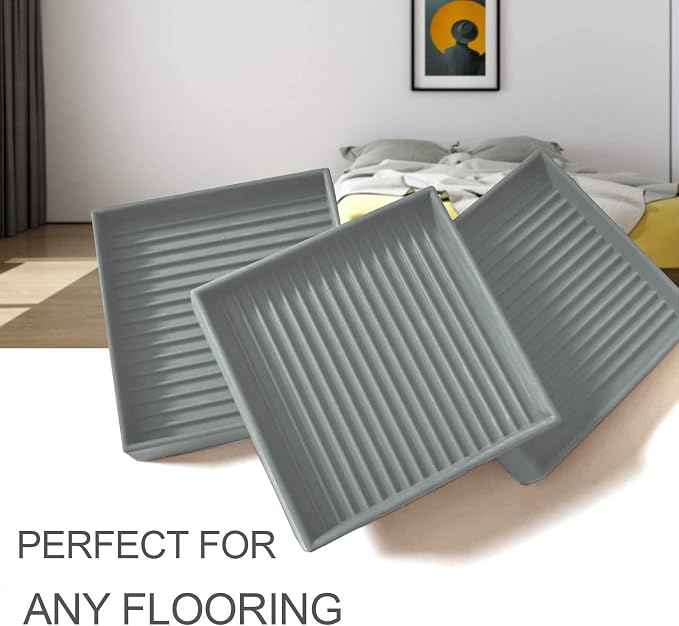 Yelanon 8pcs 2.5" Non Slip Furniture Pads