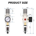 1/4" NPT Air Compressor Filter & Pressure Regulator Combo AW2000-02D