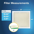 Filtrete 20x20x1 AC Furnace Air Filter, MERV 8, MPR 700, Tough on Pollen - Image 2