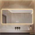 Bathroom Mirror with LED Lights，Smart Illuminated LED Bathroom by ZXCASDF