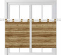 Vintage Western Kitchen Curtains 24 Inch Length, Small Window Curtains Tab Top by Unknown