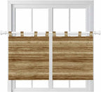 Vintage Western Kitchen Curtains 24 Inch Length, Small Window Curtains Tab Top by Unknown