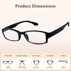 TruVision Readers Reading Glasses, Comfort Spring Hinges - Image 2