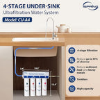 iSpring CU-A4 0.01μm Ultra-Filtration Under Sink Water Filter System, Tankless - Image 6