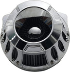 Harley Air Cleaner Motorcycle Filter Intake CNC Cut Kit Chrome - Image 4