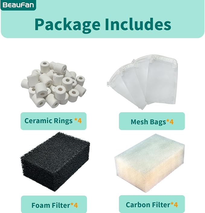 2 Set of Three-Stage Filtration Tank Filter Maintenance Kit, Replacement - Image 4