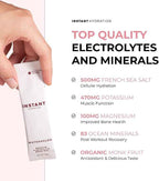 Instant Hydration Electrolytes Powder Packets