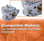 Carburetor Carb Repair Kit for Stihl 041 041AV Farm Gas Chainsaw - Image 4
