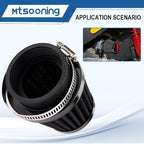 Mtsooning Universal Air Filter, 50mm Motorcycle Cone Intake Breather Cleaner - Image 2