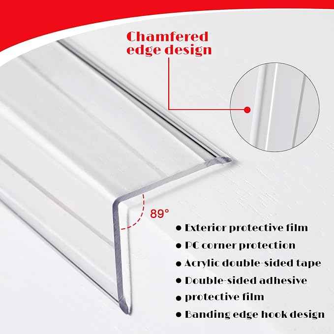 20 Pcs Wall Corner Protector, Cover Sharp Furniture